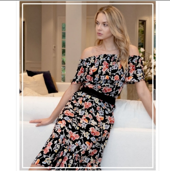 Floral Midi Dress - Picture 2 of 3